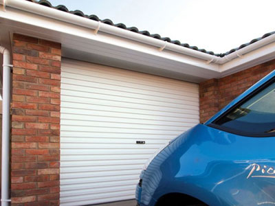 Steel Rol-A-Dor roller garage door 