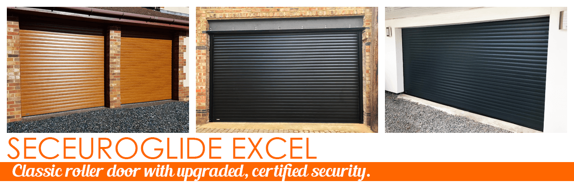 SeceuroGlide Excel roller garage door with certified security 