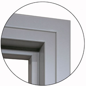 Frame with Mouldings - Ryterna Insulated Side Hinged Garage Doors