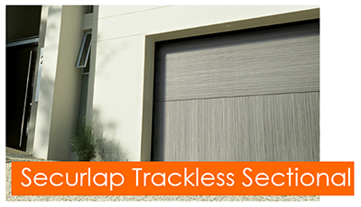 Silvelox Securlap trackless sectional garage doors