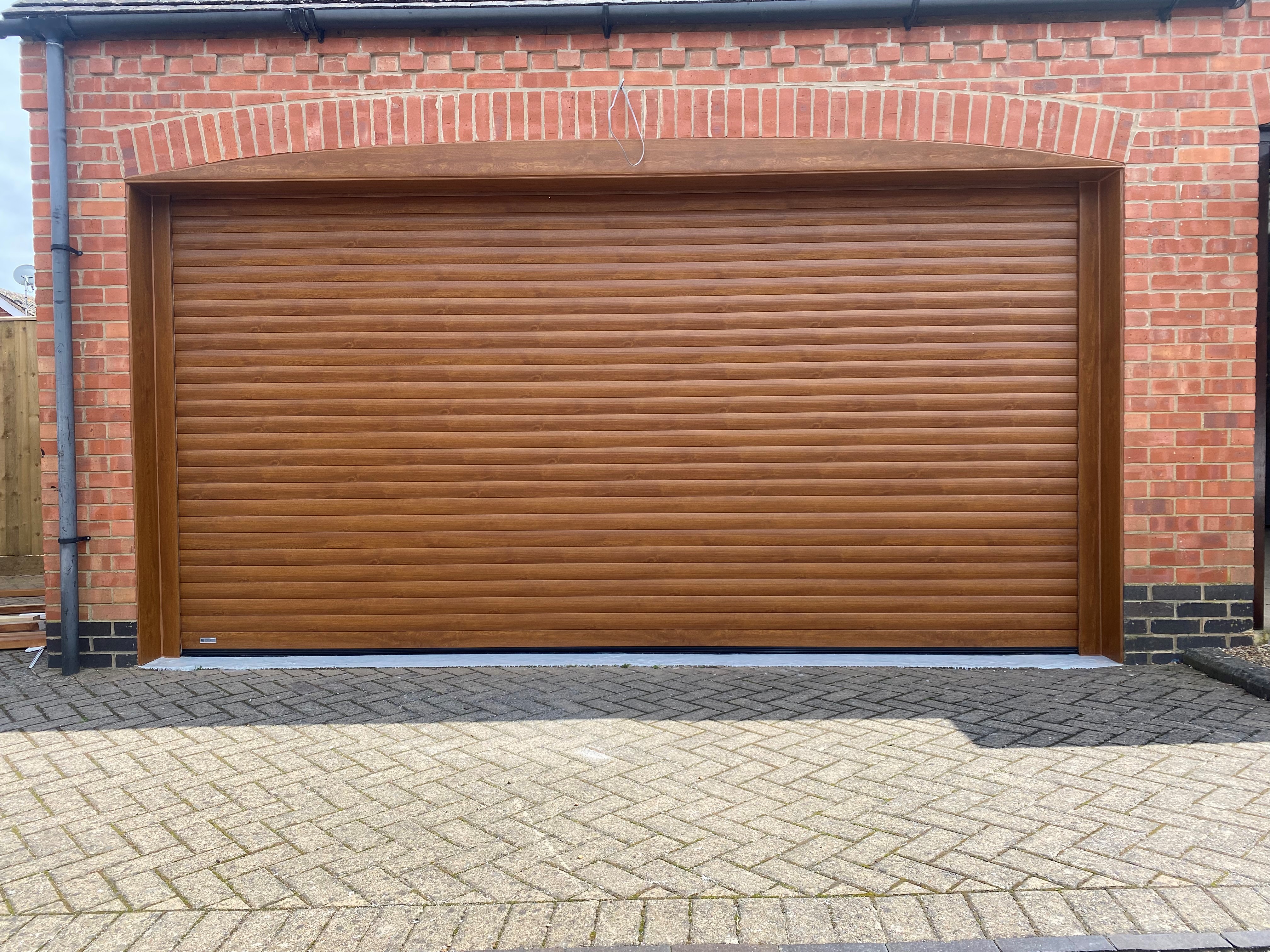 wood effect roller doors