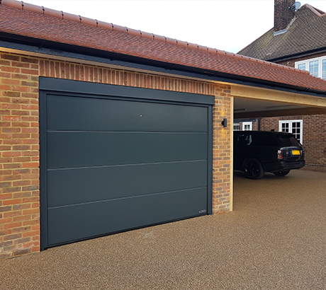 Anthracite Sectional Garage Door