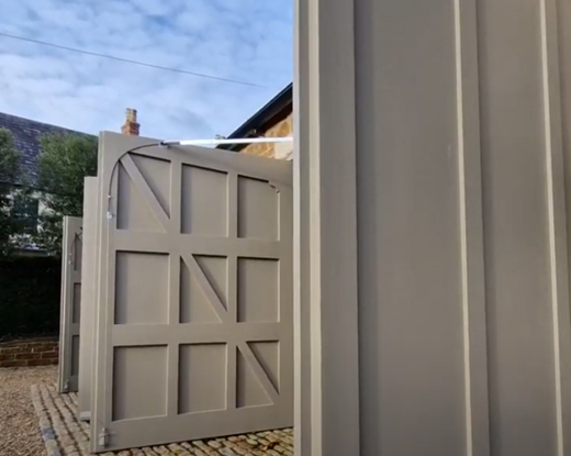 Automated Timber Side Hinged Doors