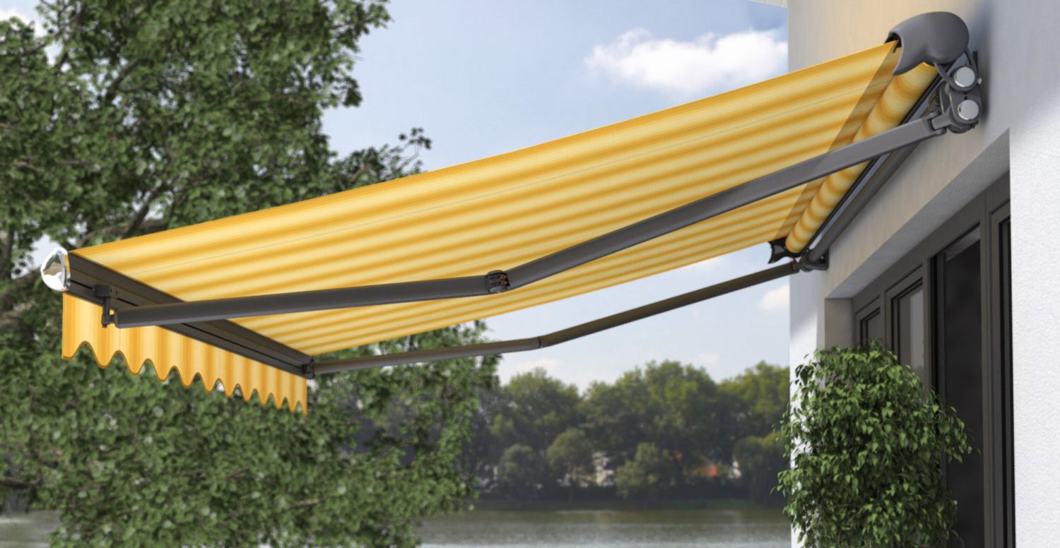All-weather patio awning