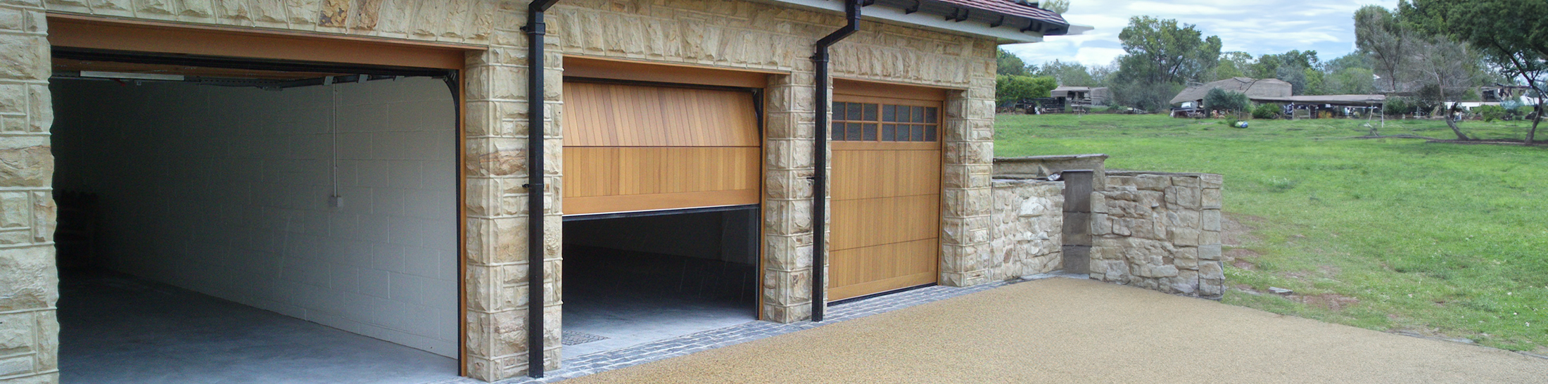Electric sectional doors