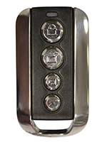 remote control handset - chrome finish