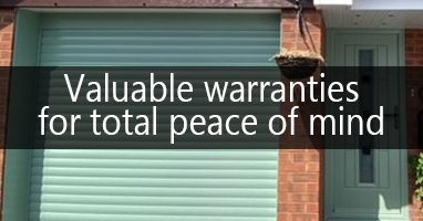 SeceuroGlide roller doors have valuable warranties for total piece of mind