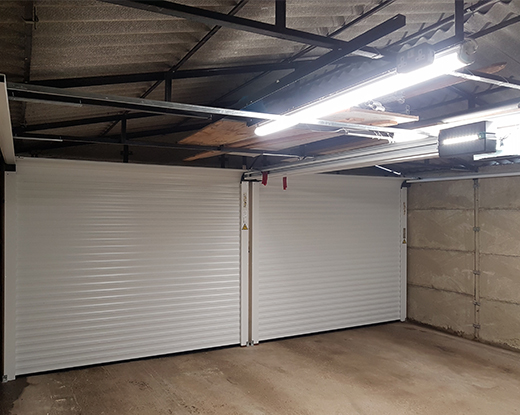 Electric operators with integrated lighting