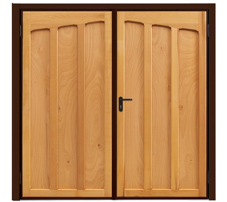 Tudor - Garador Timber Side Hinged Garage Doors