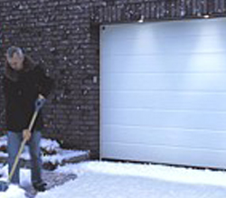 Insulated sectional door