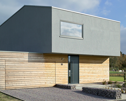 Hormann timber open for infill up and over