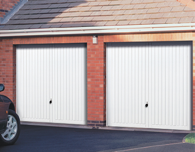 Hormann 2002 vertical steel garage door