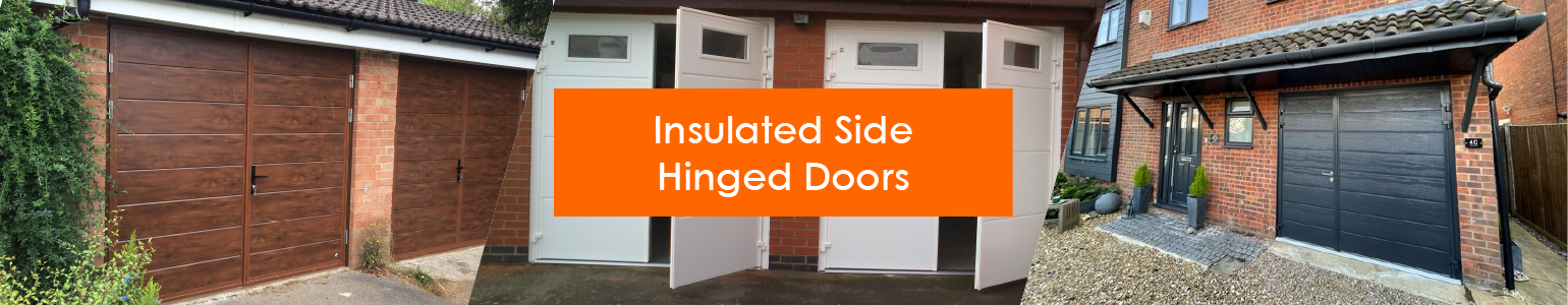 Insulated Side Hinged Garage Doors from The Garage Door Centre
