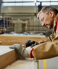 Iroko garage doors construction