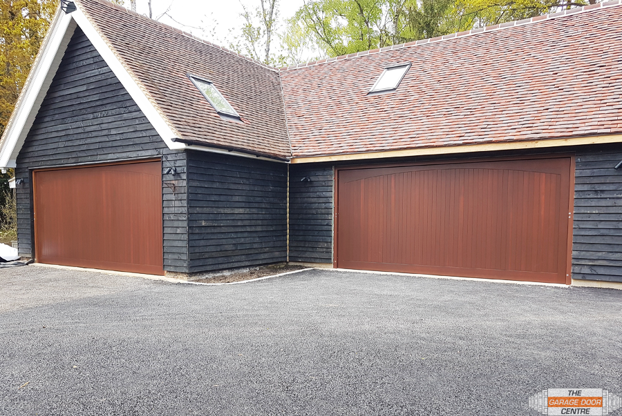 double size timber door