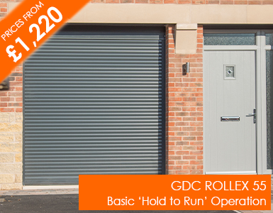 GDC Rollex 55 door with hold to run electric operator