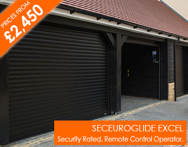 Seceuroglide Excel. Security rated door with remote control operator