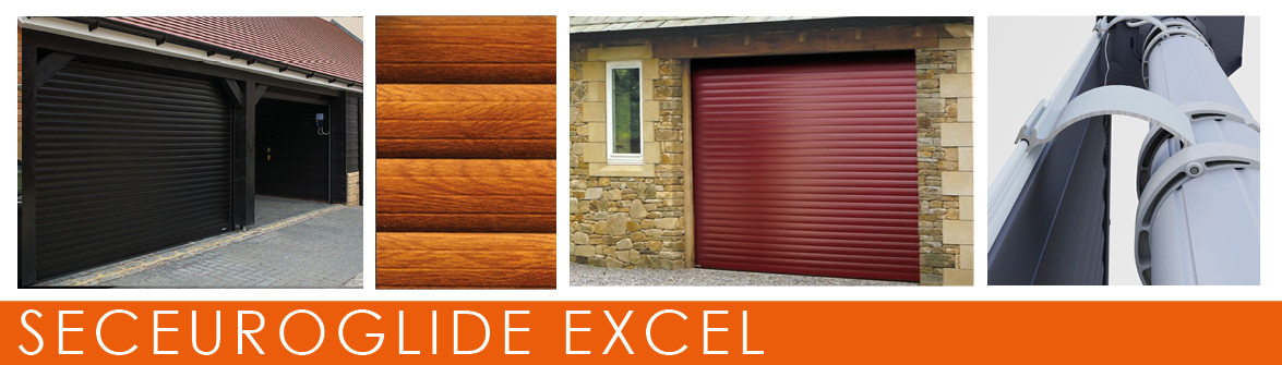 SeceuroGlide Excel roller garage door with certified security 