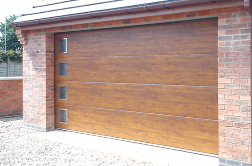 Hormann LPU42 Sectional Garage Door with Windows