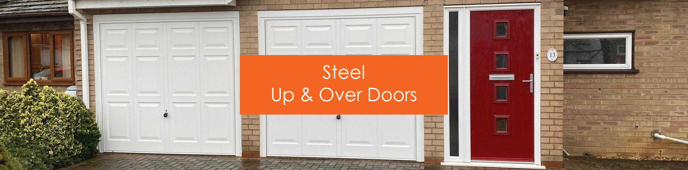 Steel up and over garage doors 
