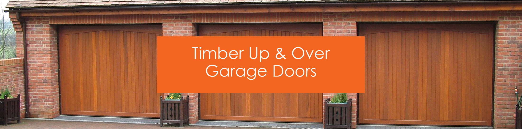Timber up and over garage doors by The Garage Door Centre