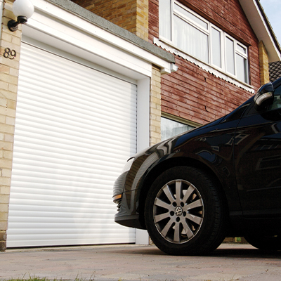 White Roller Garage Door