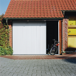 Side sliding garage door 