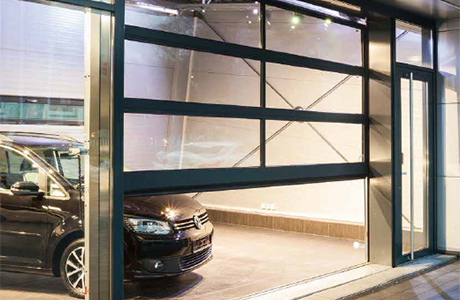 Glass Sectional Door Garage