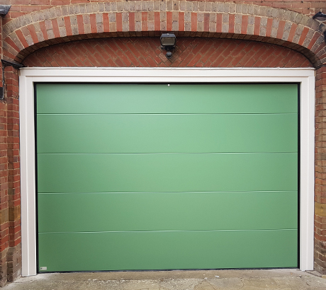 Chartwell Green Sectional Garage Door