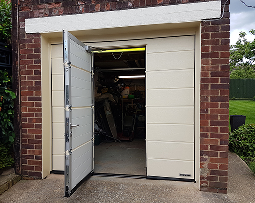 sectional with wicket entrance
